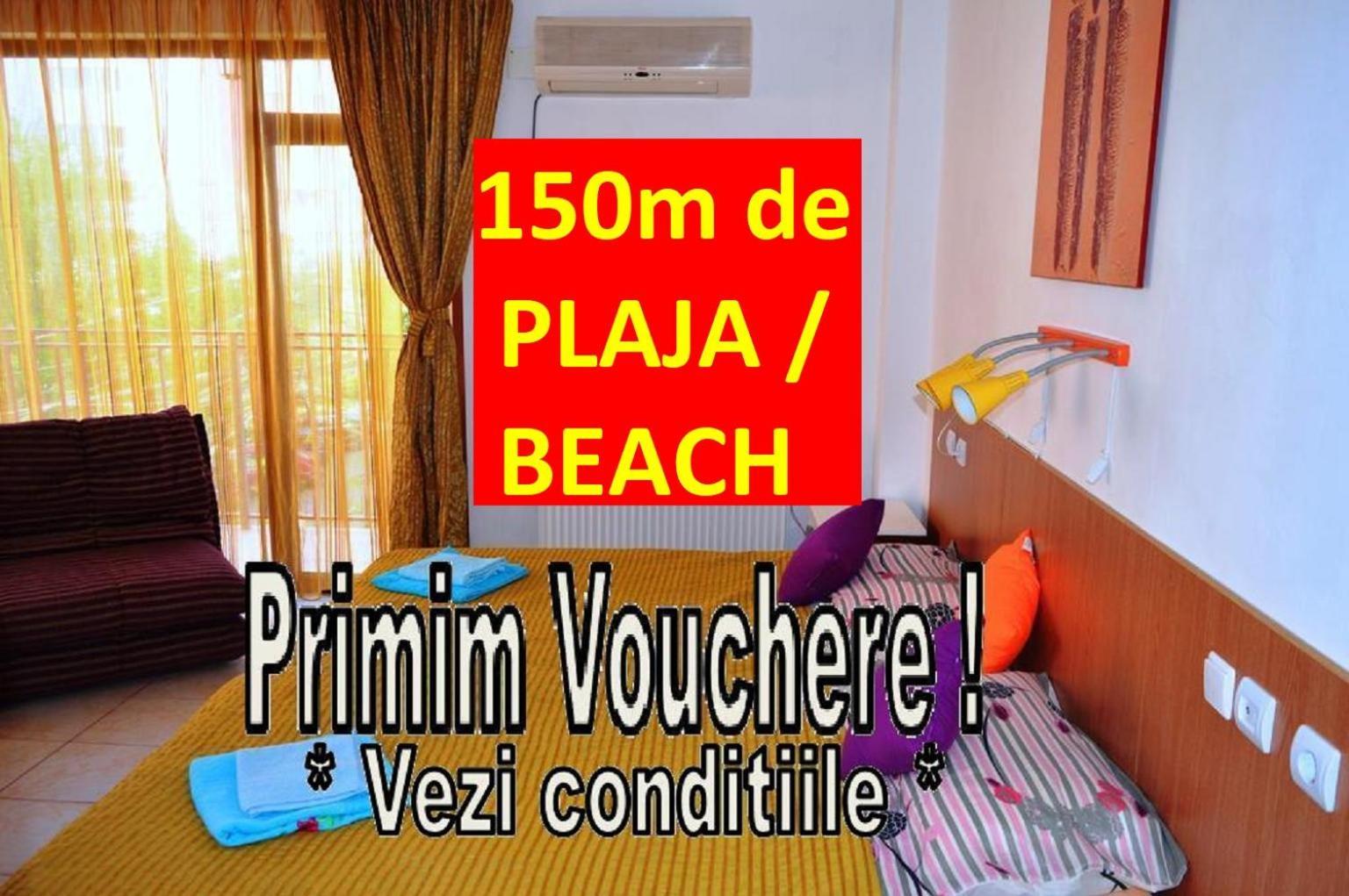 Apartamento Garsoniere Victor Seaview Aer Conditionat Primim Carduri Vacanta 150 M De Plaja Reyna Beach Constanţa Exterior foto